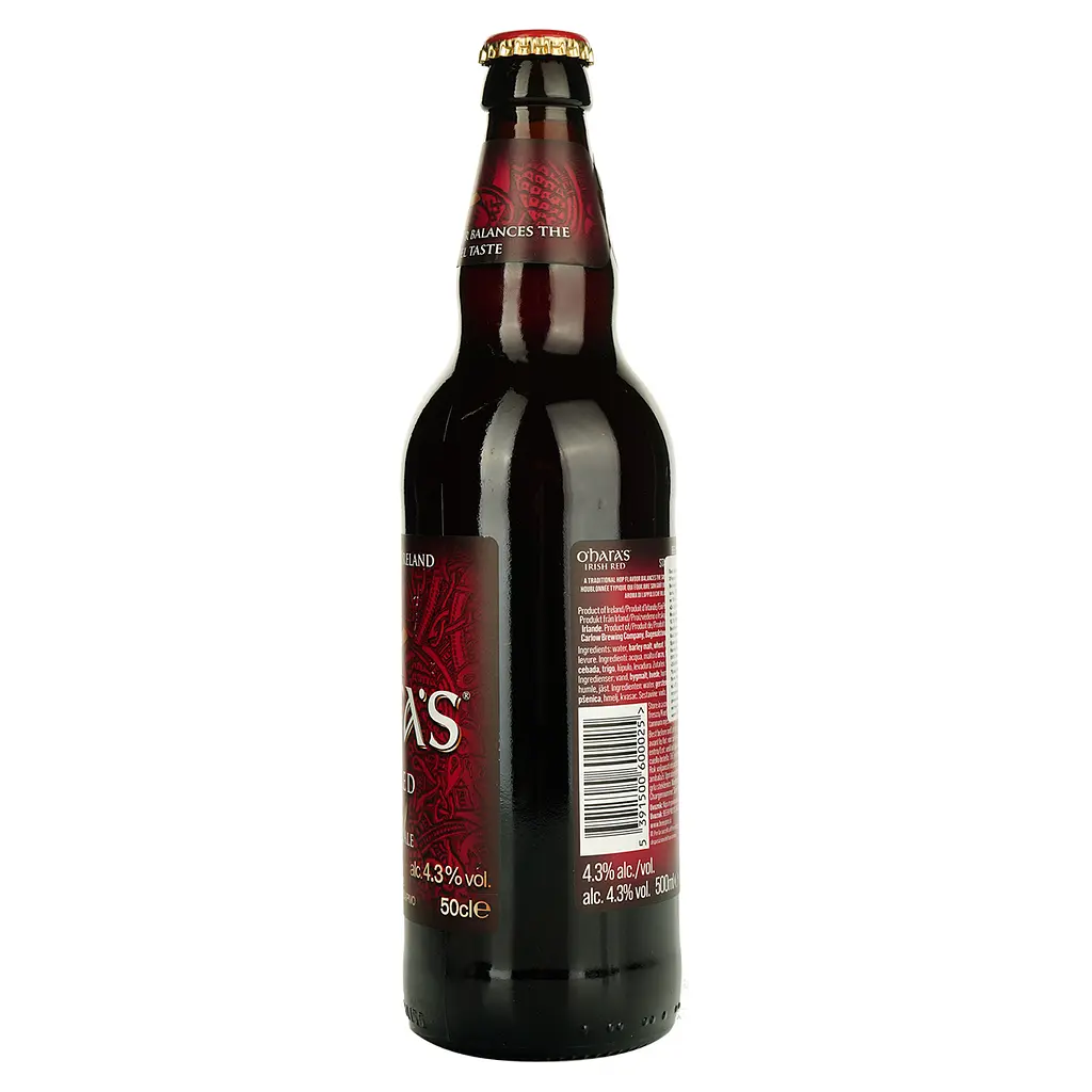 Пиво O'Hara's Irish Red Ale фильтрованное полутемное 4.3% 0.5 л - фото 3