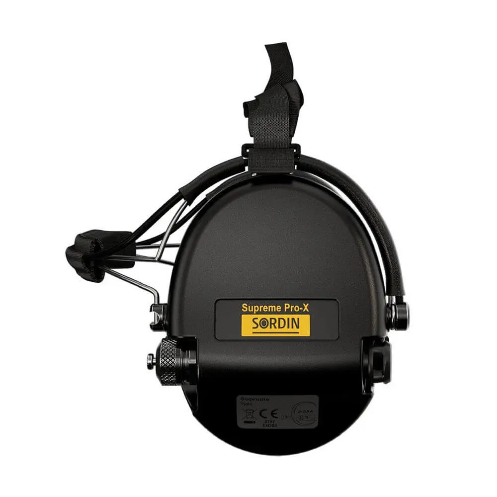 Активні захисні навушники Sordin Supreme Pro-X Neckband 76302-X-02-S із заднім тримачем під шолом (76302-X-02-S) - фото 4