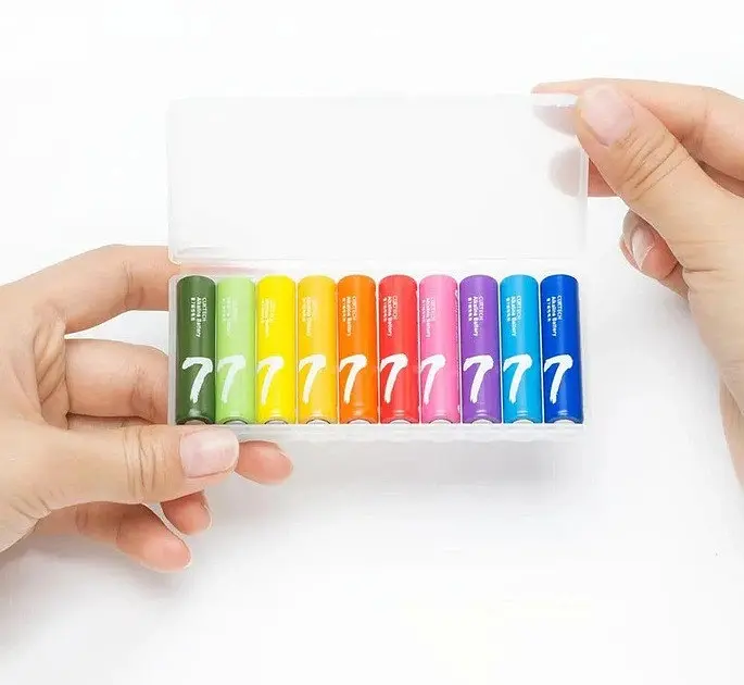Батарейки набір CUKTECH Rainbow AAA Alkaline (B07) комплект 10 штук у блістері - фото 4