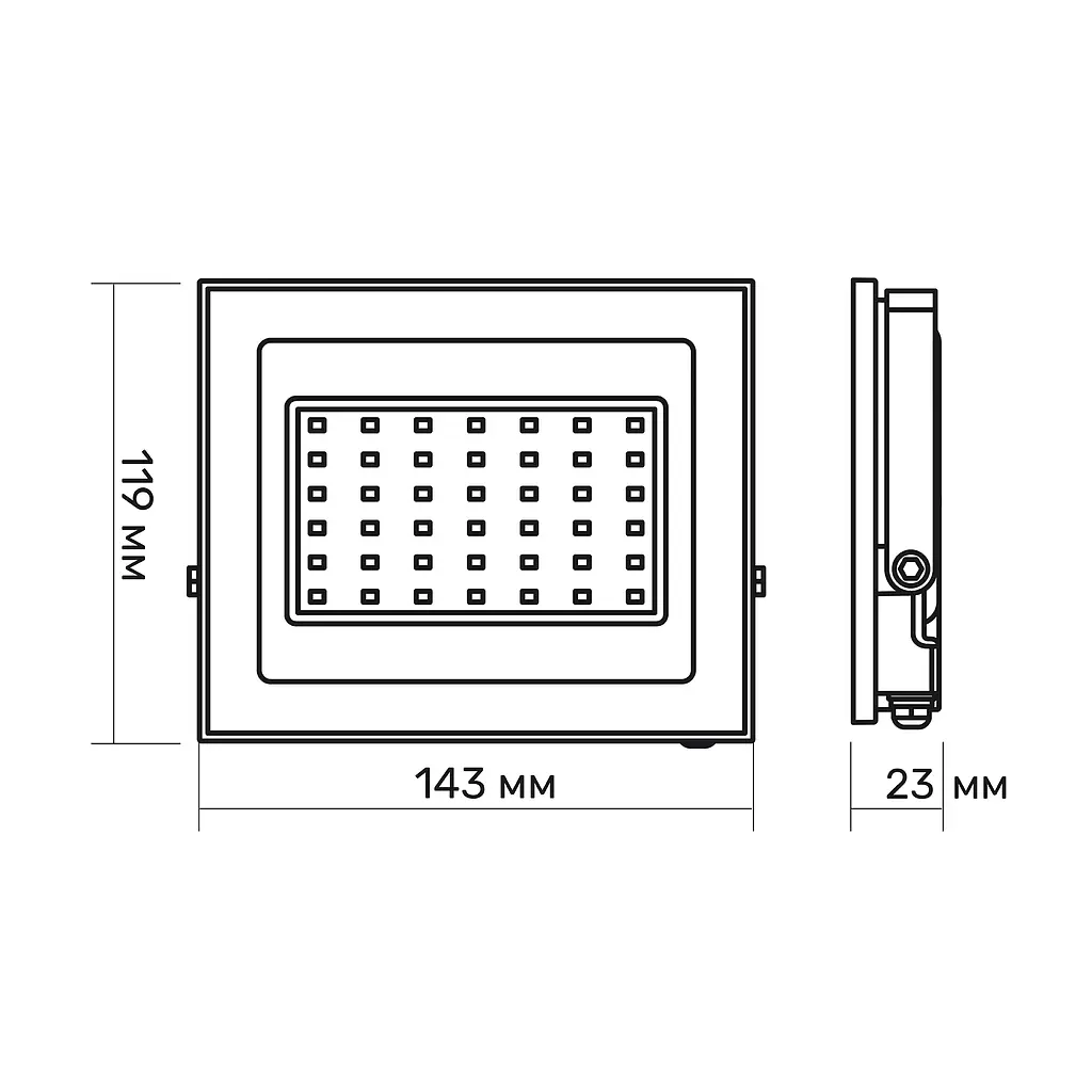 LED прожектор Titanum TLF306, 30W 6500K (23981-000) - фото 5