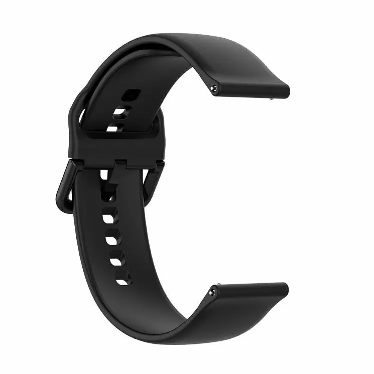 Ремінець для смарт-годинника силіконовий BeWatch Samsung S 20 мм Чорний (1012301S) - фото 3