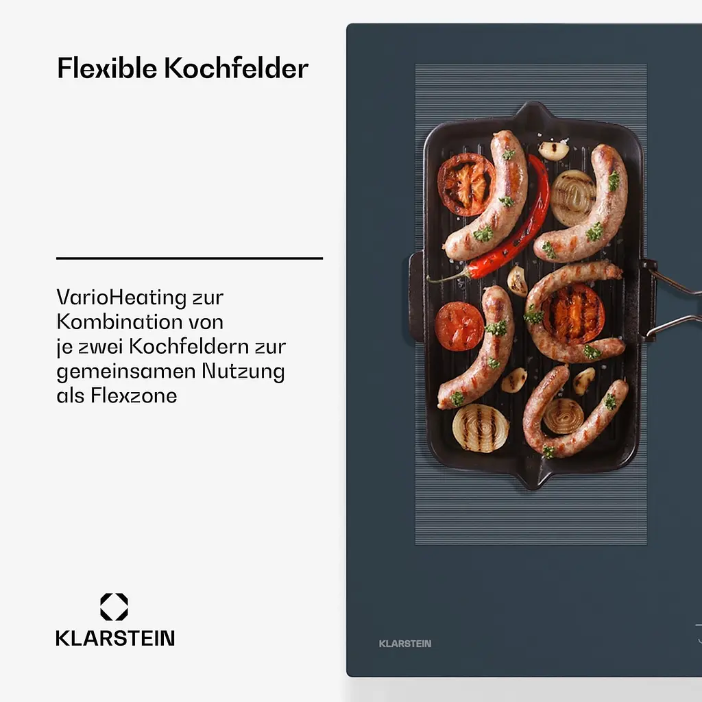 Індукційна варильна поверхня Klarstein Delicatessa 90 Full Flex (10046558) - фото 4