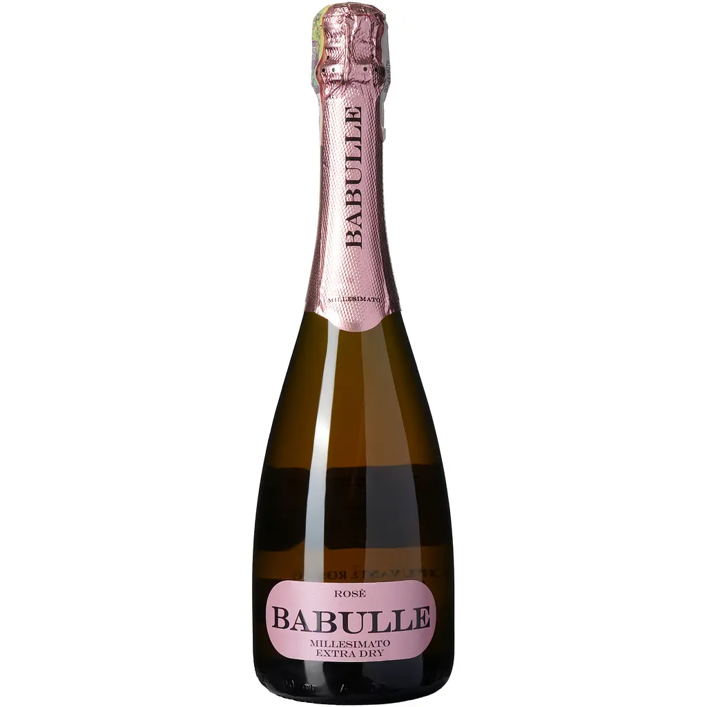 Ігристе вино Babulle Millesimato Rosato Extra Dry рожеве екстра сухе 0.75 л