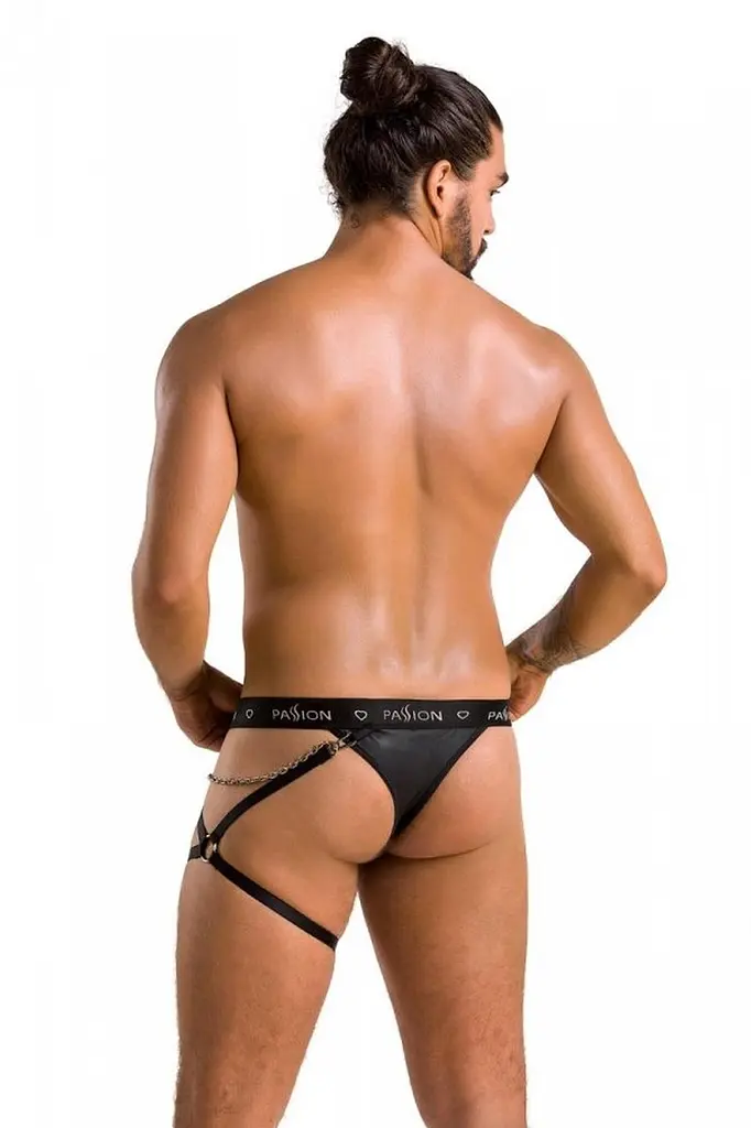 Чоловічі стринги Passion Free Your Senses Thong Bill 058 XXL/XXXL чорний - фото 3