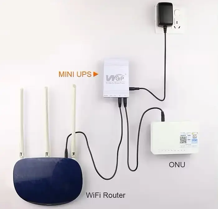 ИБП-павер банк для модема - роутера WGP Mini UPS белый - фото 7