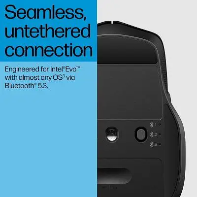 Комп'ютерна мишка HP 480 Comfort Bluetooth Black (8T6M3AA) - фото 4