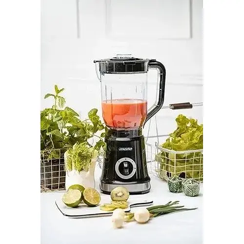 Блендер стационарный Mesko MS 4079 1000 Вт 2 скорости 1.8 л черный - фото 6