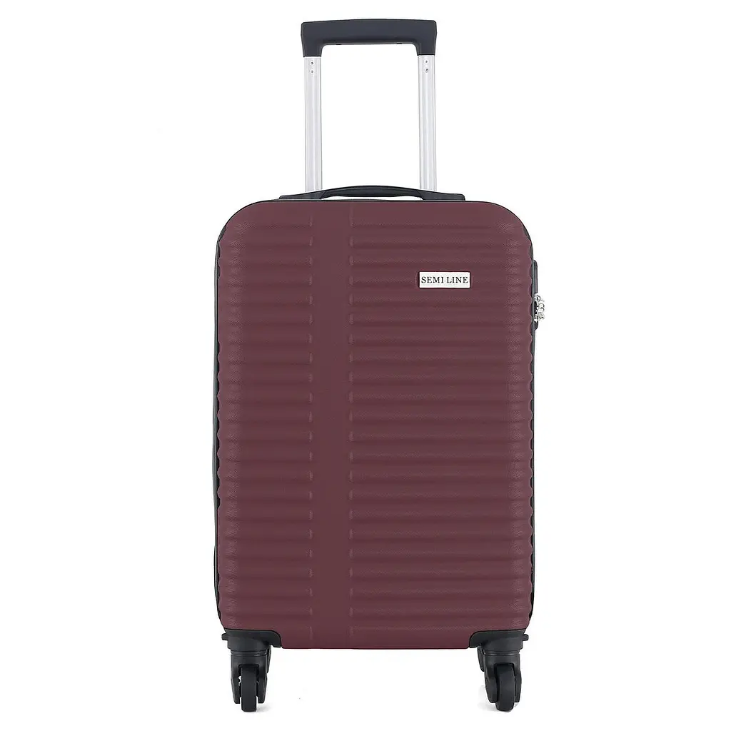 Чемодан Semi Line 20" S Burgundy (T5574-2) - фото 3