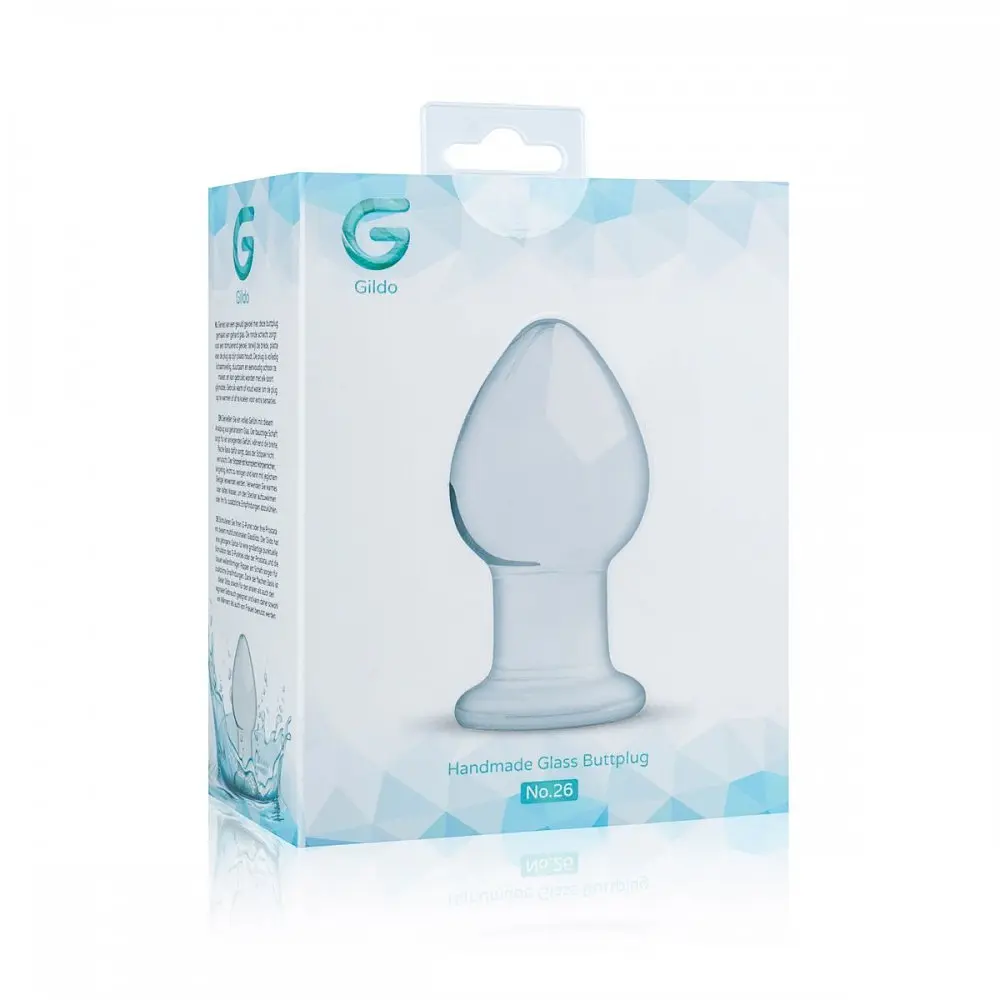 Стеклянная анальная пробка Gildo Glass Buttplug No. 26,9х4.5 см - фото 3