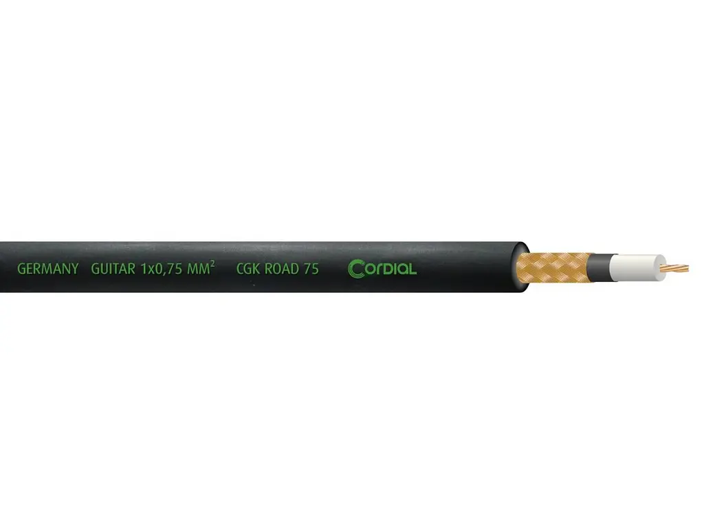 Инструментальный кабель Jack 6,3 — Jack 6,3 угловой 6.0м Cordial CRI 6 PR - фото 2