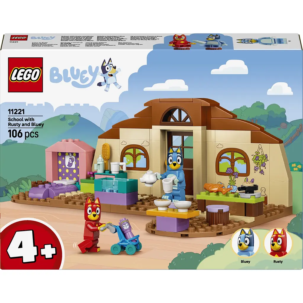Конструктор LEGO Bluey Школа з Расті та Блуї (11221) - фото 3