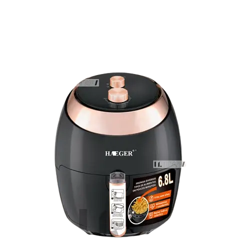 Аэрофритюрница со встроенным грилем Haeger HG-5296 6.8 л - фото 2