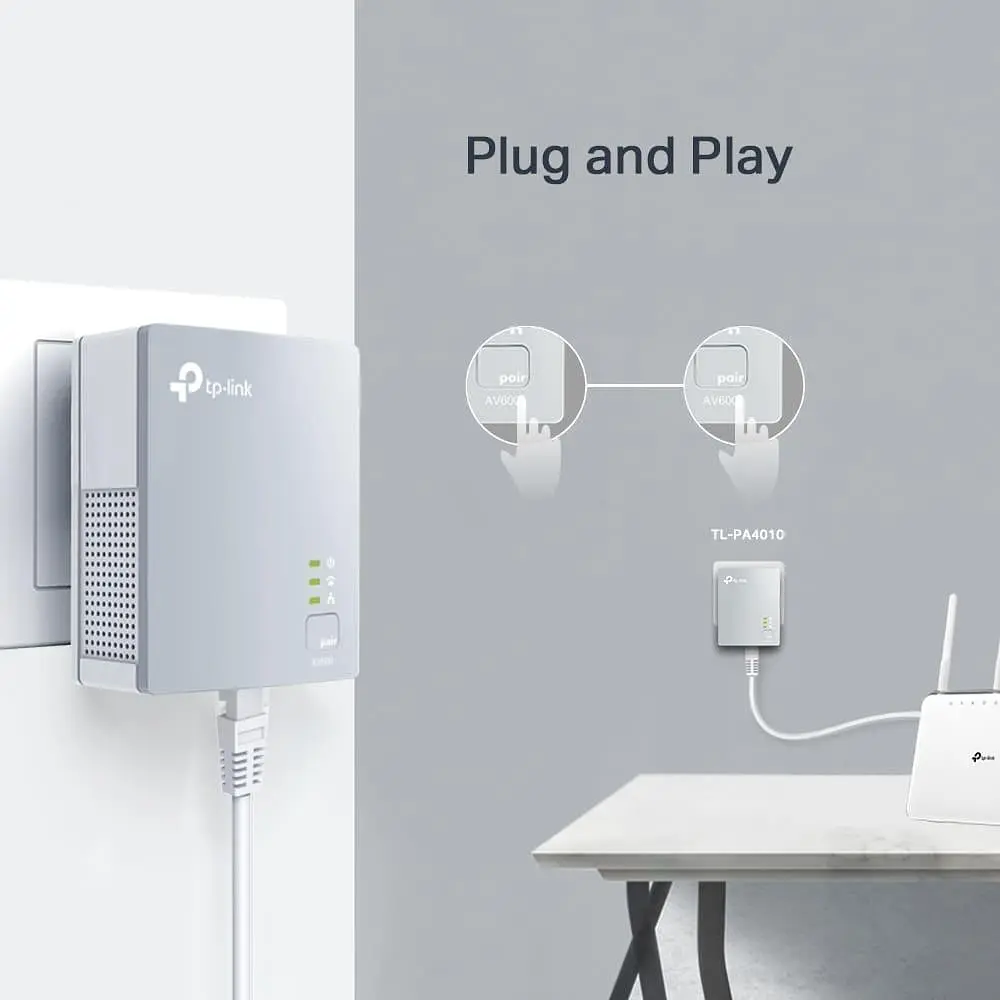 Ретранслятор PowerLine TP-Link TL-PA4010 KIT (TL-PA4010KIT) - фото 4