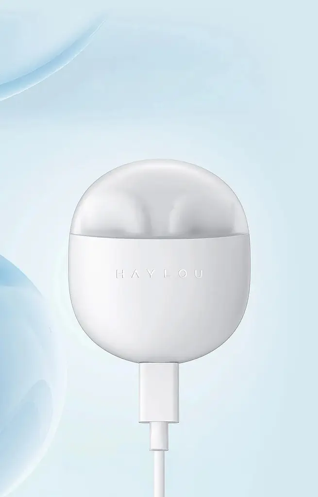 Беспроводные наушники Haylou X1 Neo, TWS, IPX4, BT5.3, 30mAh, 310mAh, 5h, white 2024 UA UCRF - фото 9