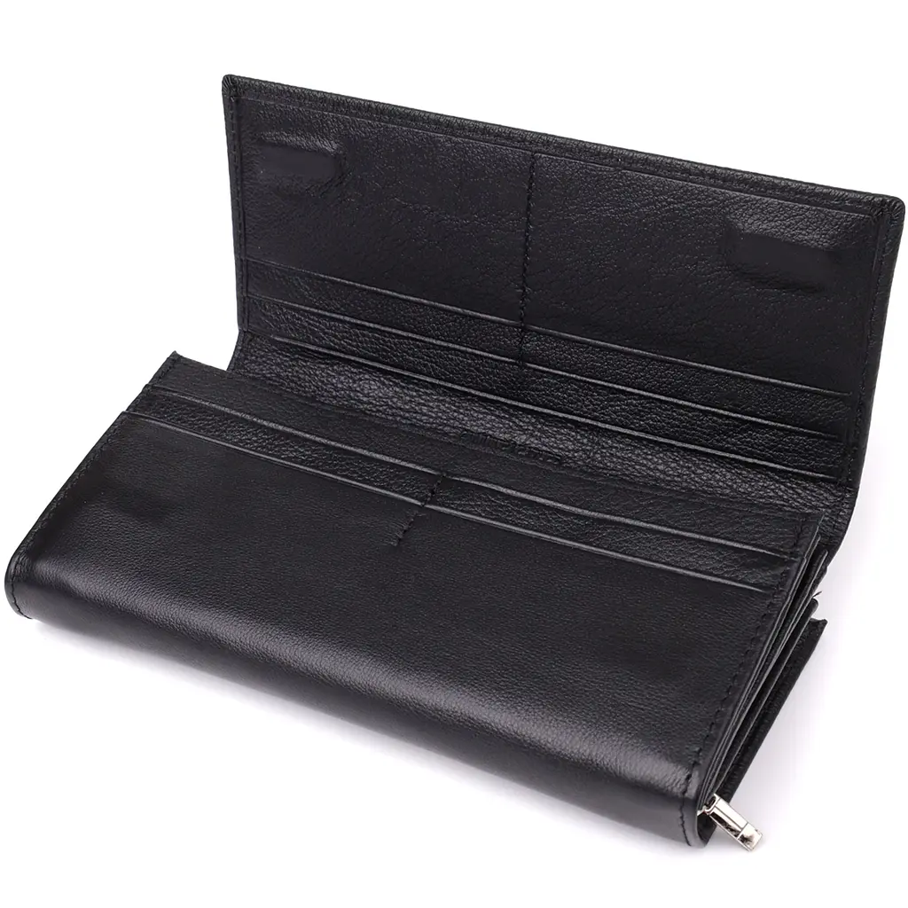 Жіночий гаманець на магнітах із натуральної шкіри ST Leather 19х9.5х3 см acs0029701 - фото 5