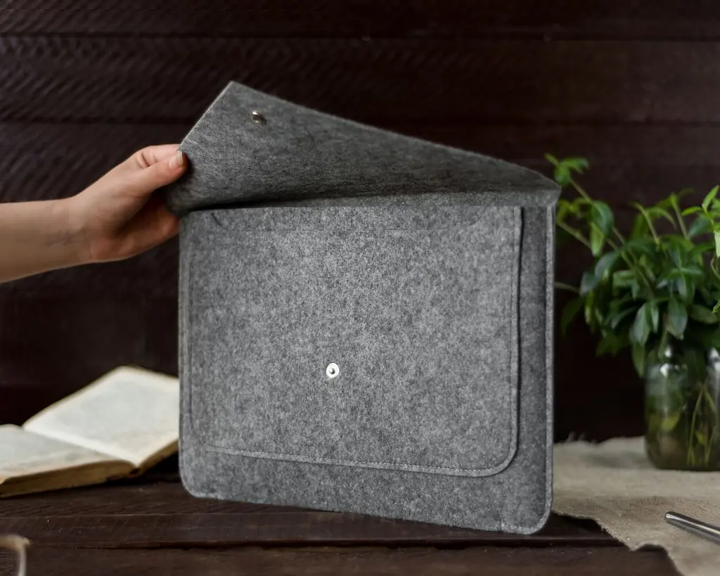 Чохол Gmakin Apple MacBook Pro 14` GM07-14 Felt Case (Grey) [73583] - фото 5