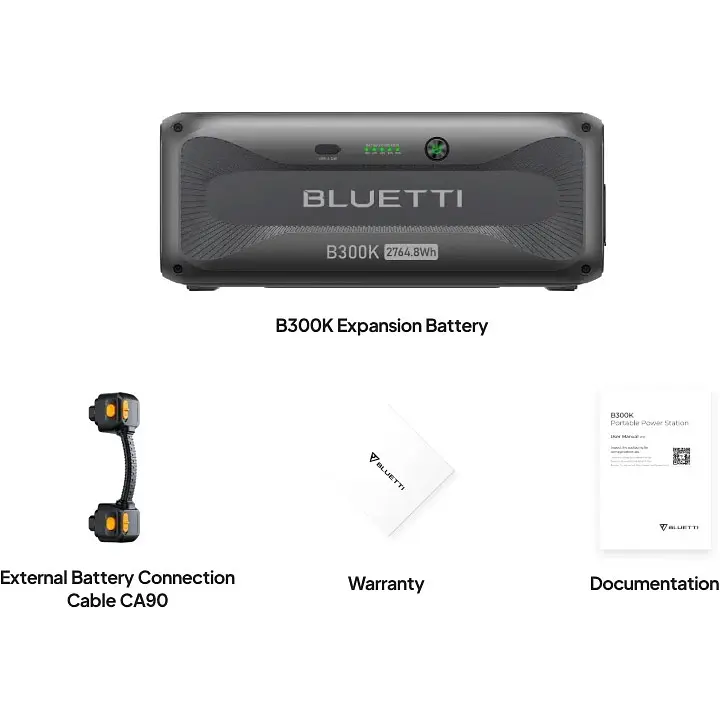 Додаткова батарея BLUETTI B300K + Cable CA90 2764.8Wh [178197] - фото 7