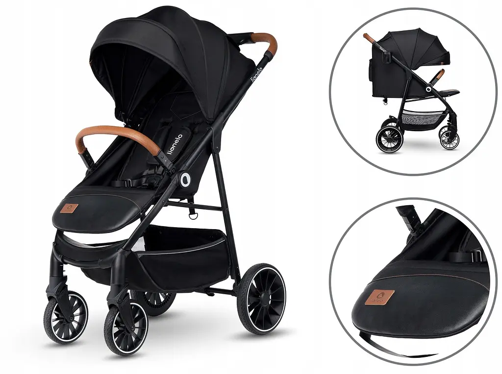 Прогулянкова коляска Lionelo Alexia Black Onyx - фото 9
