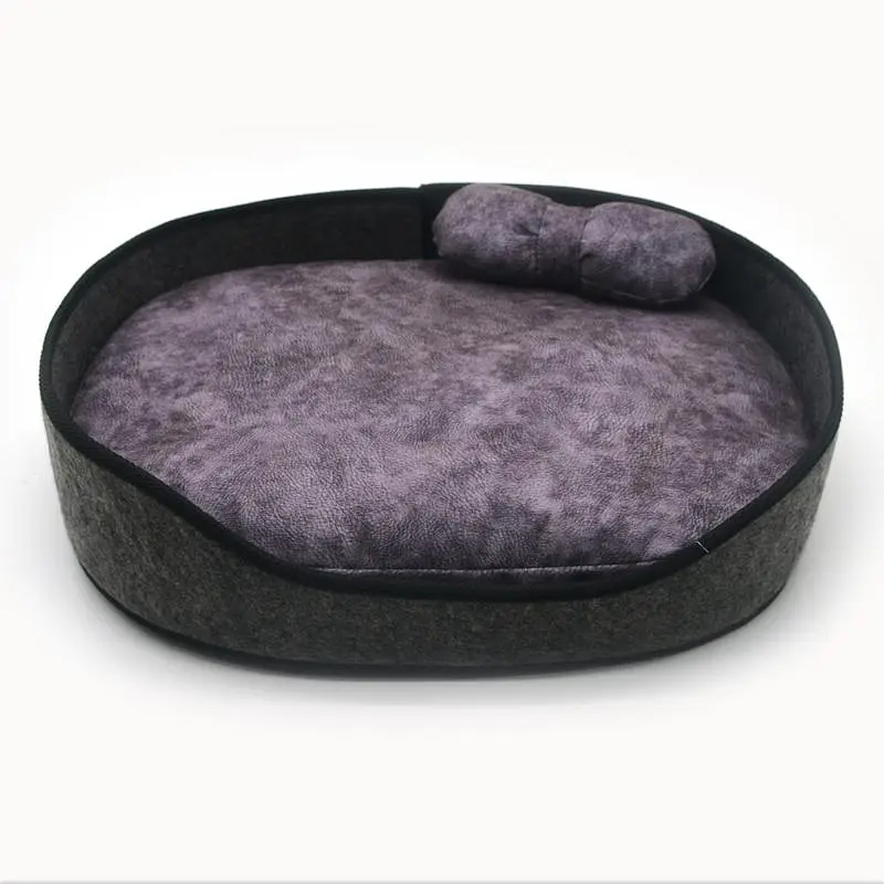 Лежак для кошек и собак Zoo-hunt Остин серый №1 32х43х10 см - фото 3