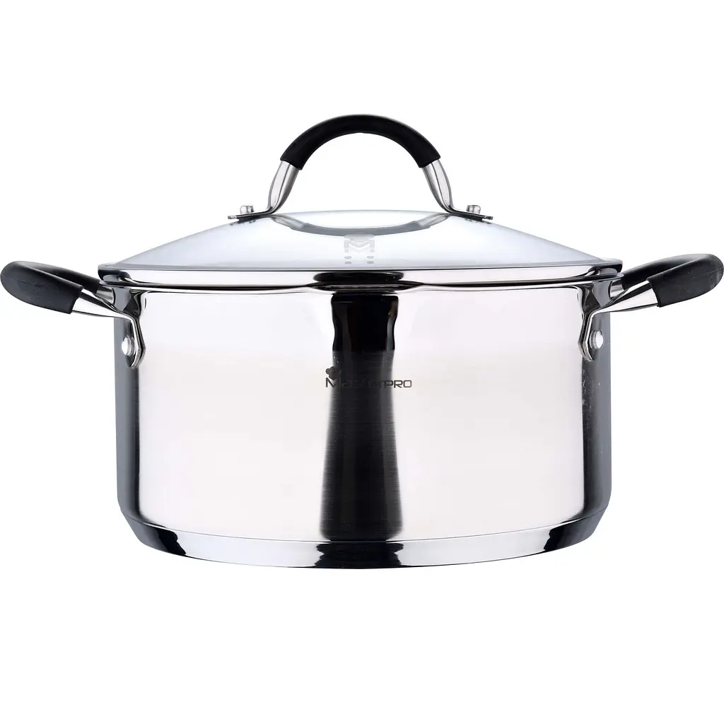 Каструля MasterPro Foodies collection з кришкою 5 л (BGMP-1502-BK) - фото 2