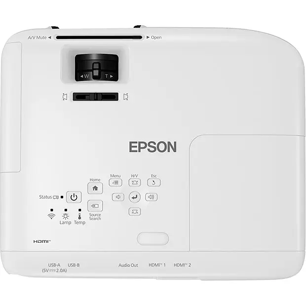 Проєктор домашнього кінотеатру Epson EH-TW850 FHD 3400 lm 1.0-1.21 Wi-Fi - фото 4