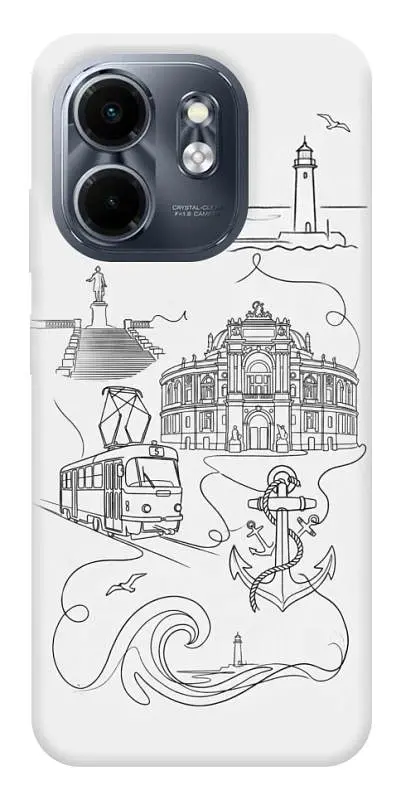 TPU чохол Demsky Odesa spirit для Infinix Smart 9 4G / Hot 50i