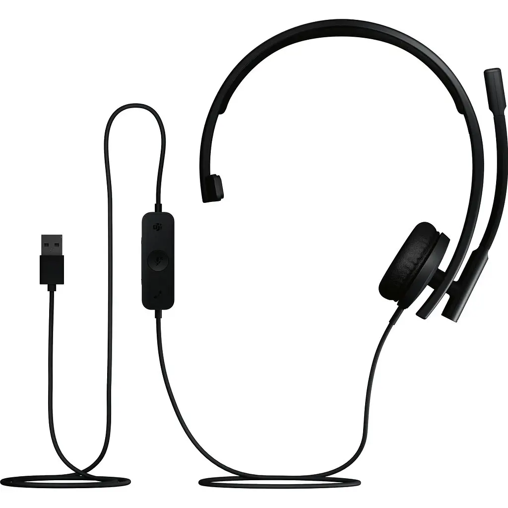 Компьютерная гарнитура Logitech H570e Mono USB-A Black (981-001426) - фото 5