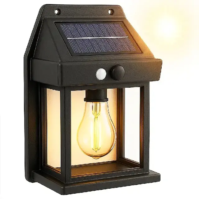 Вуличний ліхтар настіний Solar Light BK899 на сонячних батареях з датчиком руху - фото 3