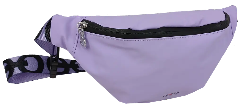 Женская поясная сумка, бананка Hip Bag by Wolfgang Joop лиловая Looks sum0028712 - фото 2
