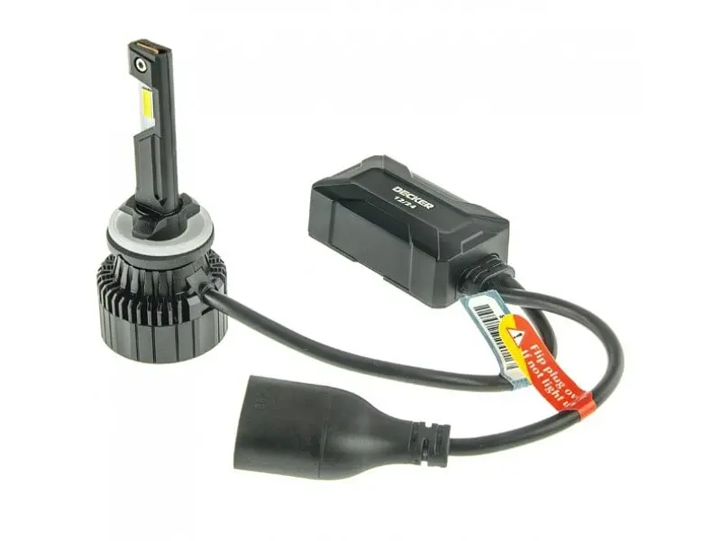 Автолампа Decker LED PL-07 6K H27 - фото 3