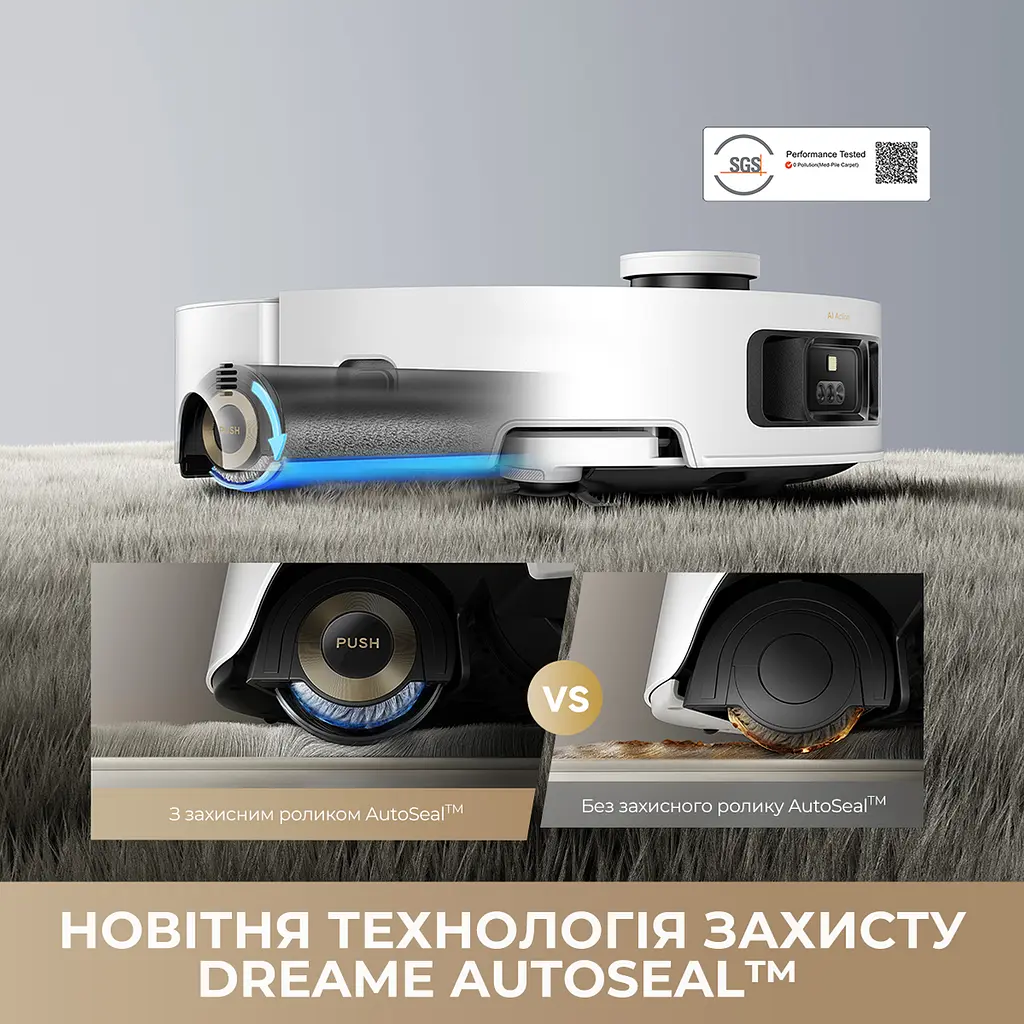 Робот-пилосос миючий Dreame Aqua 10 Roller Black - фото 7