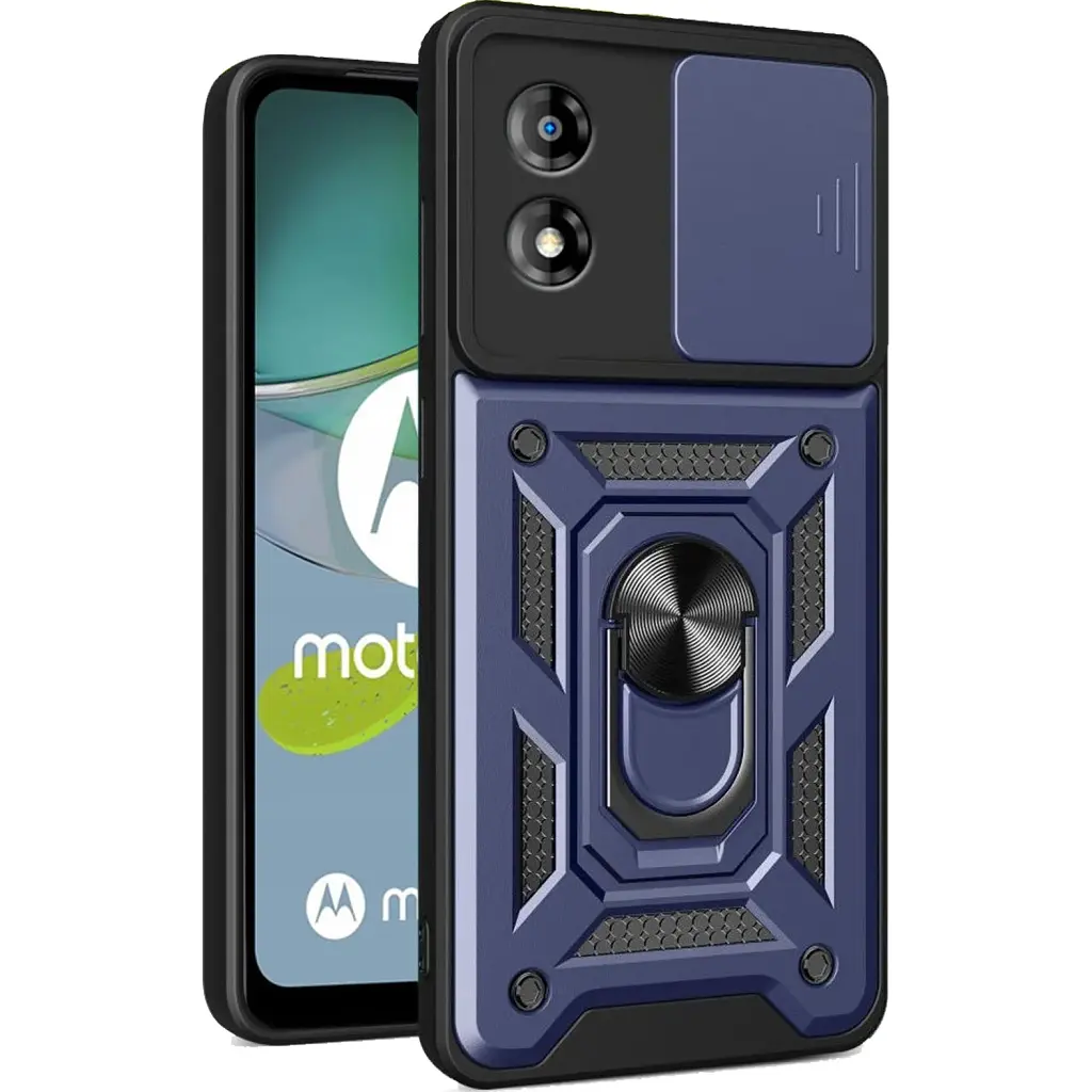 Чохол до мобільного телефона BeCover Military Motorola Moto E14 Blue (713053)