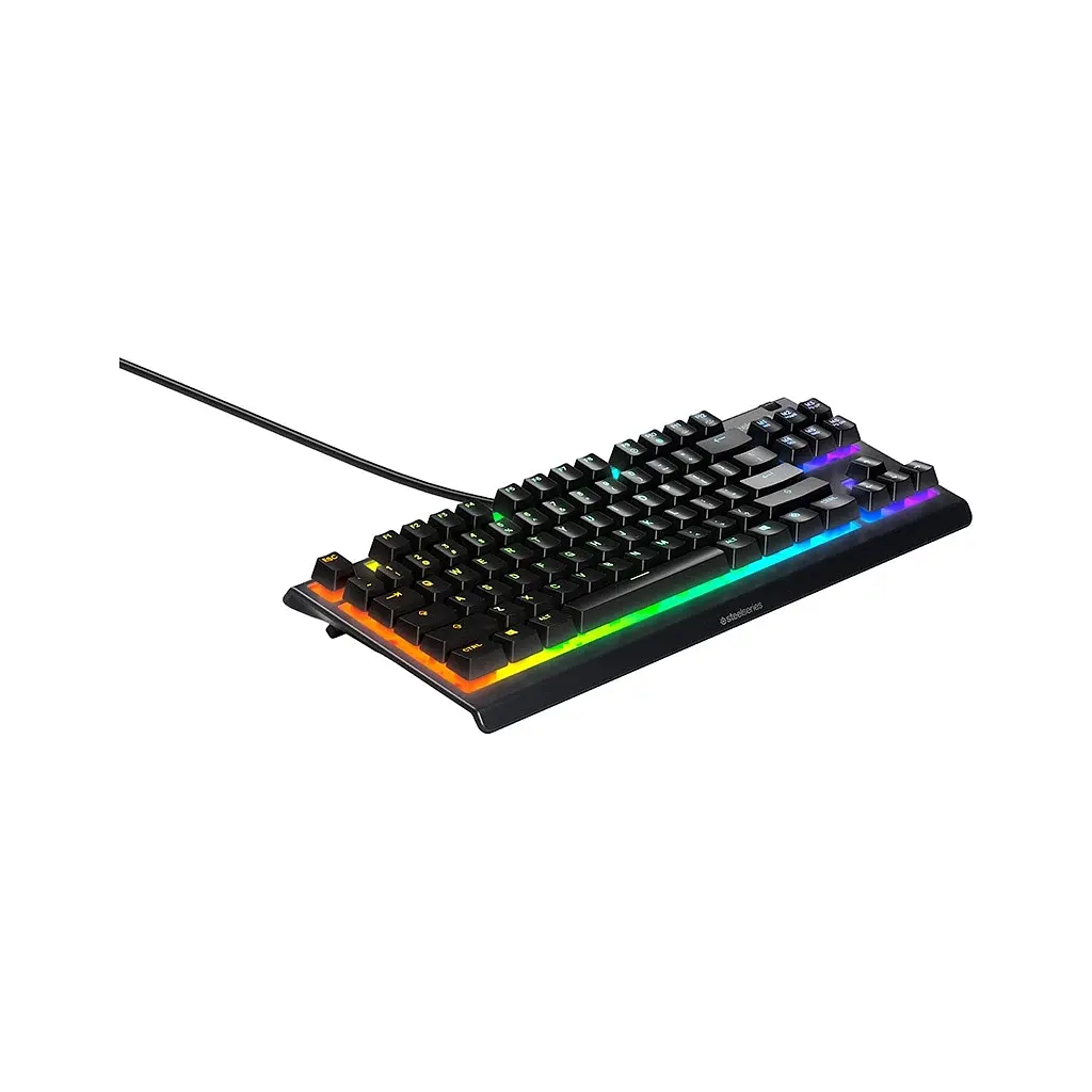 Клавіатура SteelSeries Apex 3 TKL UA USB Black (64831) - фото 7