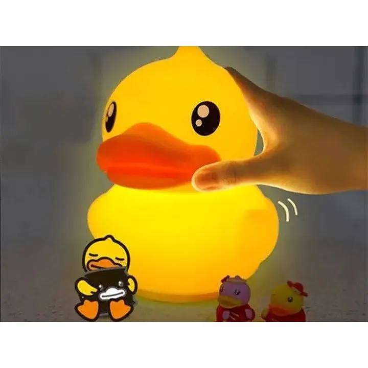 Нічник XPRO LED Каченя акумуляторне силіконове 7 кольорів підсвічування 11x11x13 см (42622-RD-29_224) - фото 11