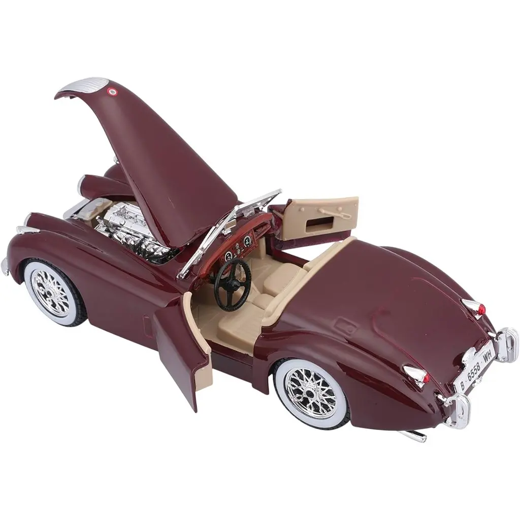 Автомодель Bburago Jaguar XK 120 1951 1:24 Cherry (18-22018) [119068] - фото 4