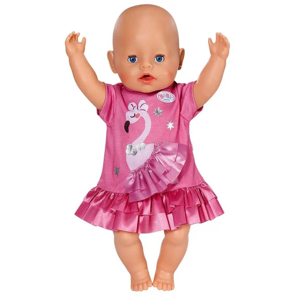 Одяг для ляльки Baby Born Сукня з фламінго 43 см (839423) - фото 3