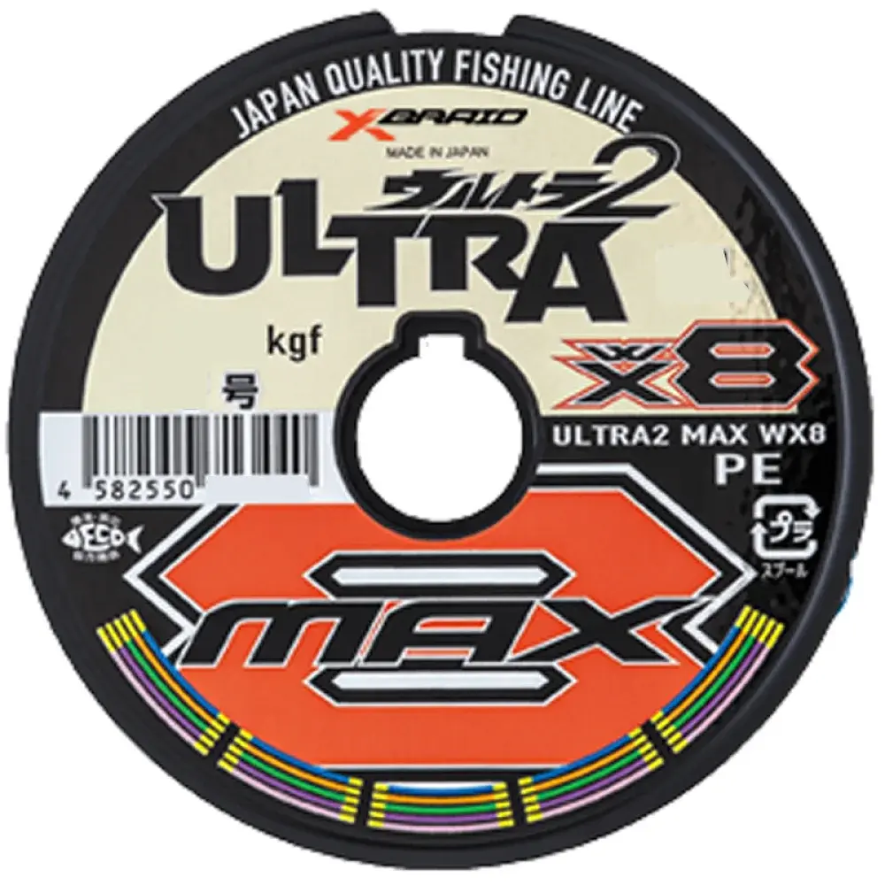 Шнур YGK X-Braid Ultra2 Max WX8 150m (5 colors) 1.2 10.8kg - фото 2