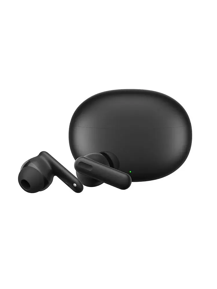 Стерео навушники Bluetooth - бездротові в кейсі Realme TechLife Buds чорні - фото 3