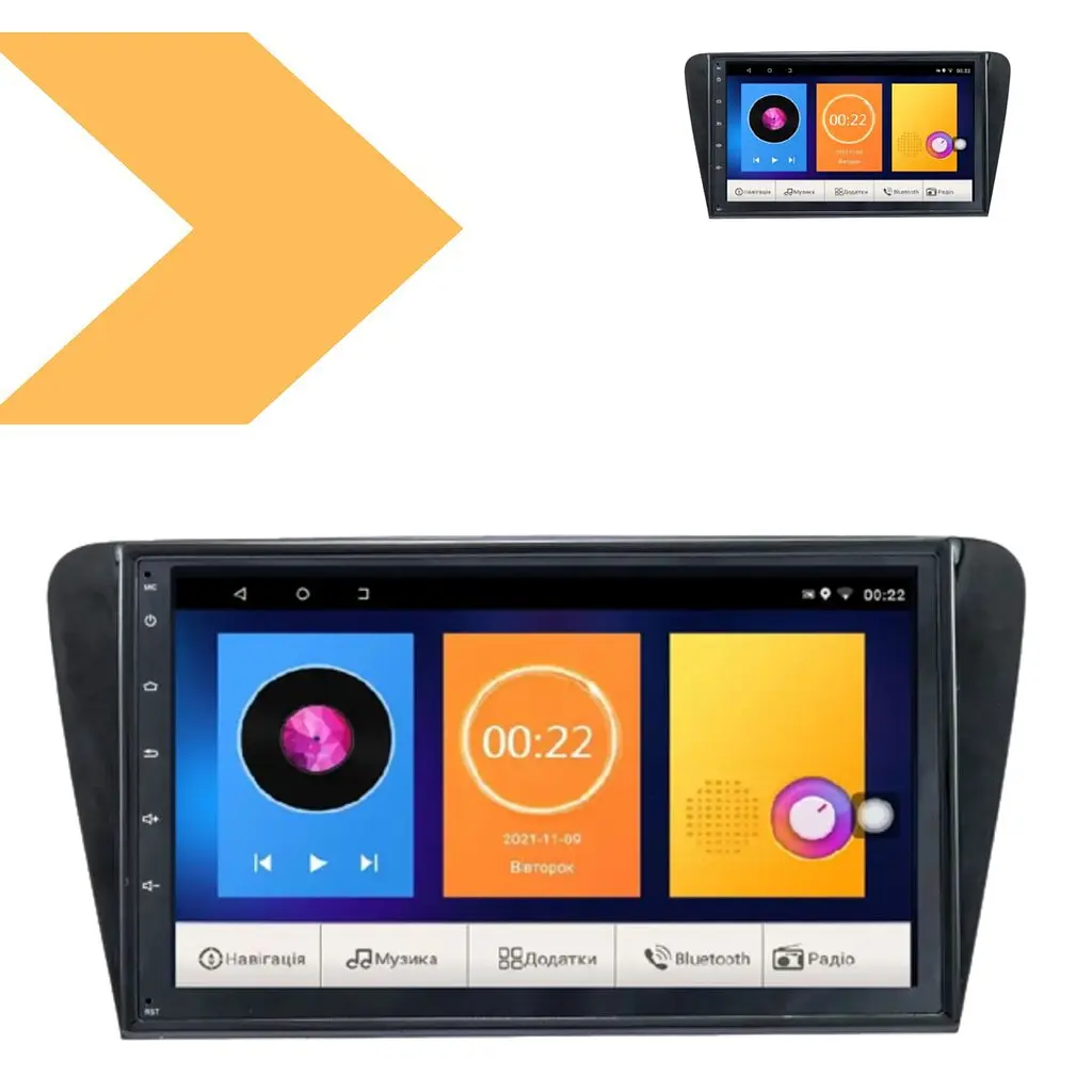 Автомагнитола с 10.1 сенсорным экраном XPRO для Skoda Octavia 2014+ (MER-14124_6215) - фото 8