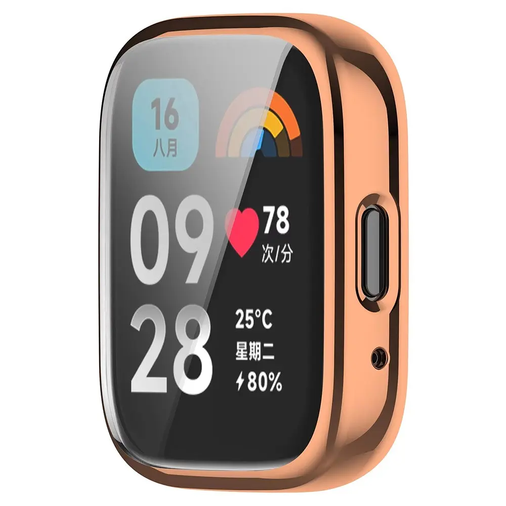 Захисний чохол Tamister для смартгодинника Redmi Watch 3 Active рожеве золото - фото 4