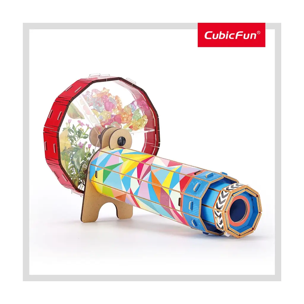 Пазл Cubic Fun Набір для моделювання STEM Калейдоскоп (DS1090h) - фото 4