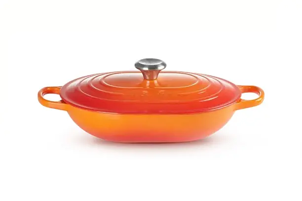 Каструля з кришкою Le Creuset Oblong Casserole 21112310902430 31 см 3.3 л вогняна