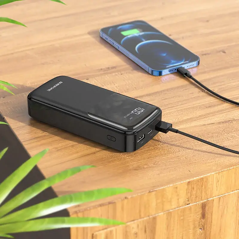 Универсальная мобильная батарея Borofone Mike BJ17A 20000mAh 10W (Черный) - фото 4