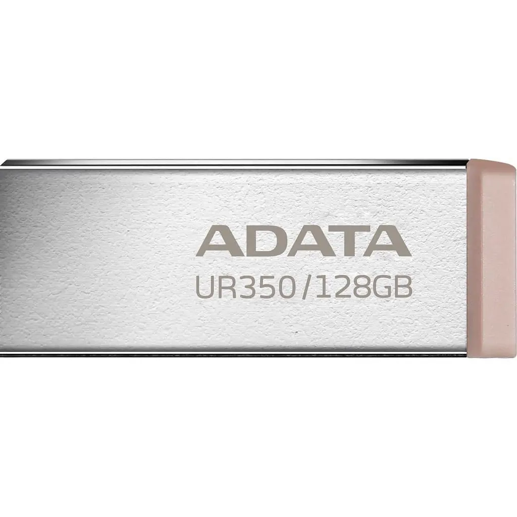 Флеш-накопичувач Adata Flash 128Gb USB 3.2 UR 350 Silver/Beige (UR350-128G-RSR/BG) - фото 5