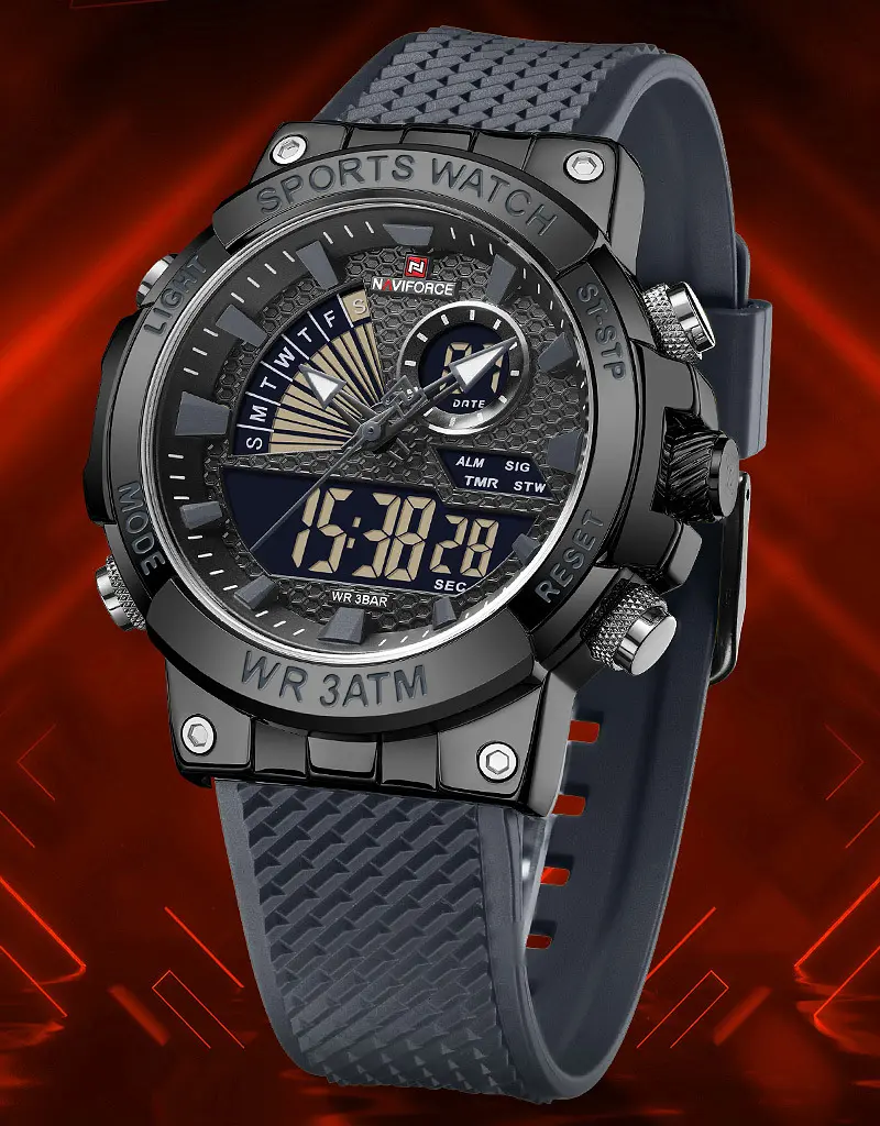 Годинник Naviforce Set Box подарочный набор, 2 ремешка - фото 15