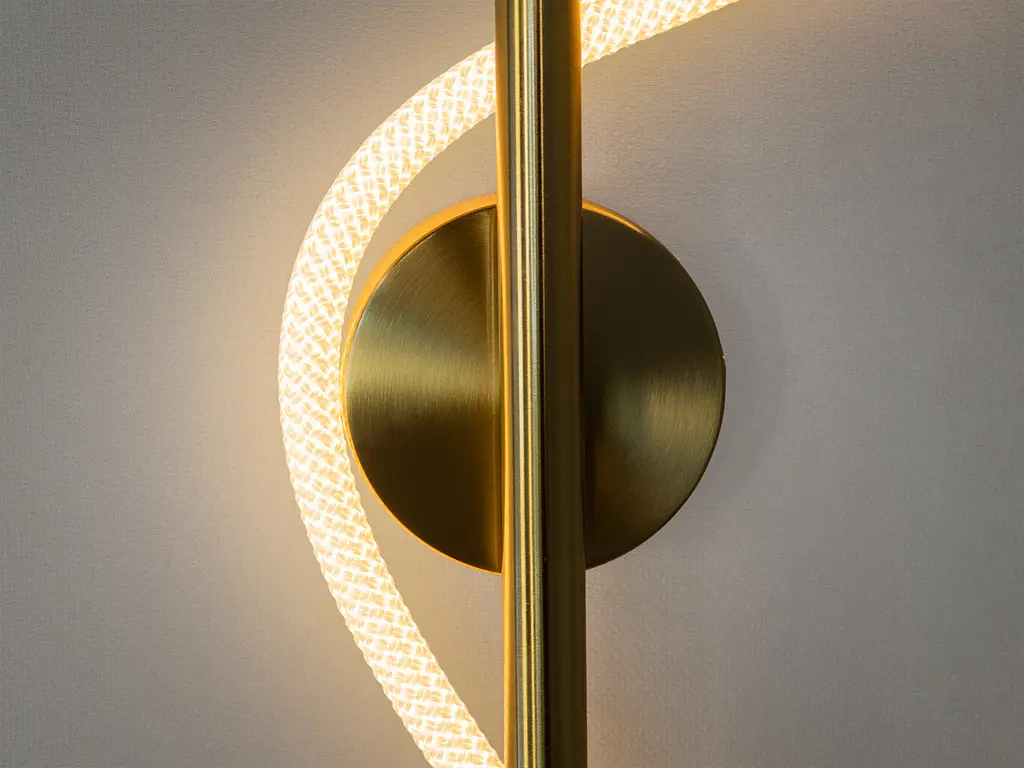 Світильник настінний LED Diasha 9607-GAB 3color Ropelight 14W бронза для коридору вітальні спальні кухні офісу - фото 5