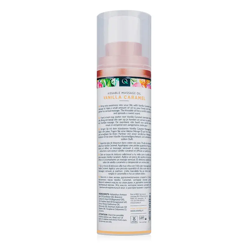 Массажное масло Exotiq Massage Oil Vanilla Caramel 100 мл - фото 4