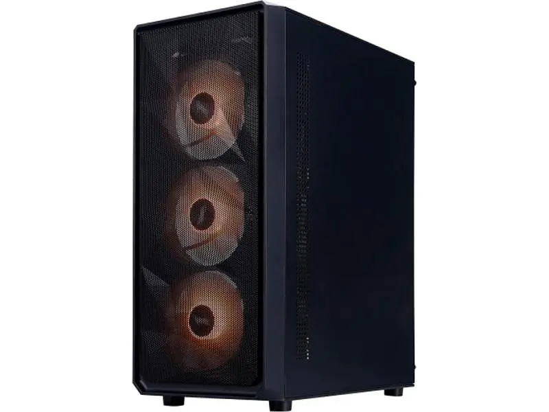 Корпус 1stPlayer FD3-M-BK-4F7 Black - фото 3