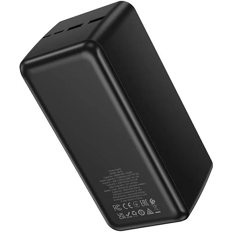 Портативний акумулятор Borofone BJ80C Clever 50000mAh 22.5W + PD 20W black - фото 2