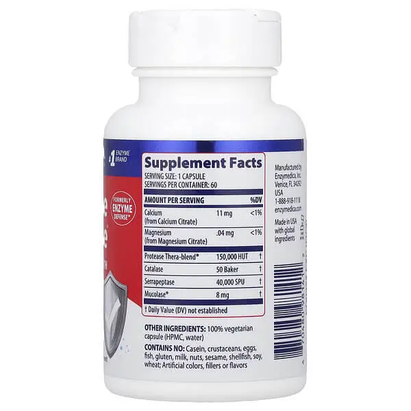 Ензими Enzyme Defense 60 капсул Enzymedica vit0006010 - фото 2